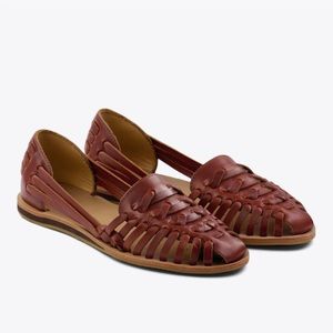 Nisolo Women’s Huarache Sandal Size 8 in Brandy